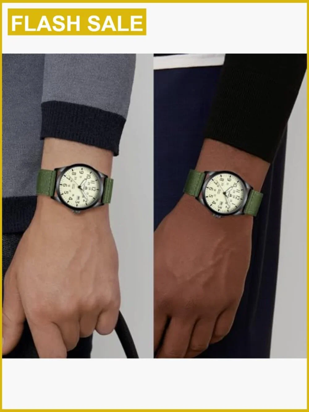 Military Sport Analog Quartz Watch Men Nylon Strap Luminous 3ATM Waterproof